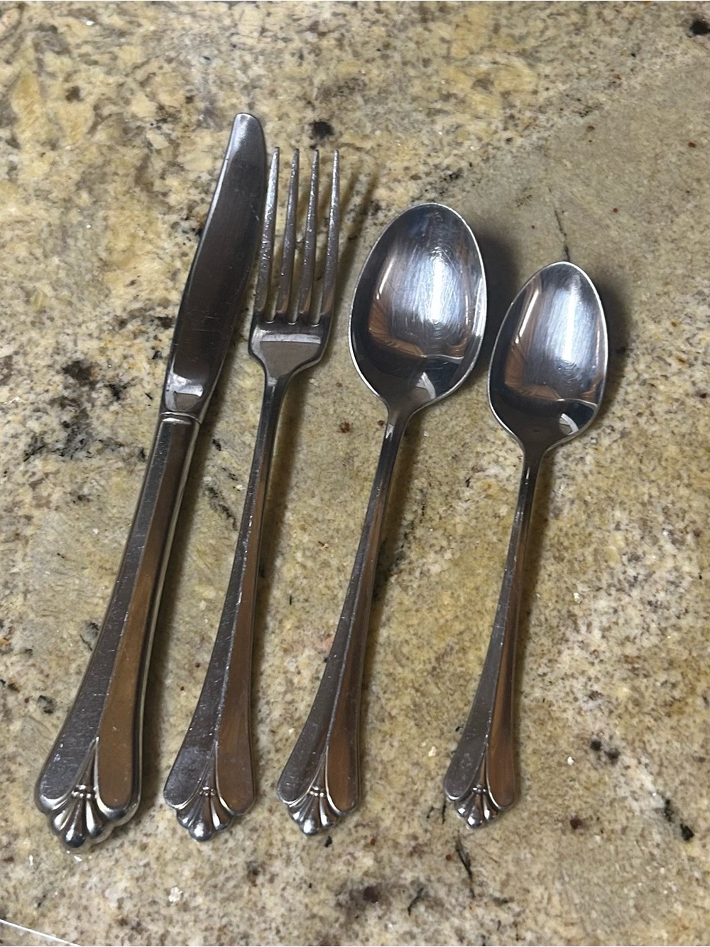 Oneida Royal Flute - four piece flatware